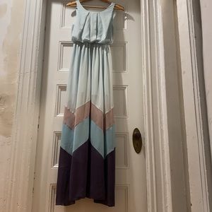 Ya Los Angeles Blue Sleeveless Maxi Size Small